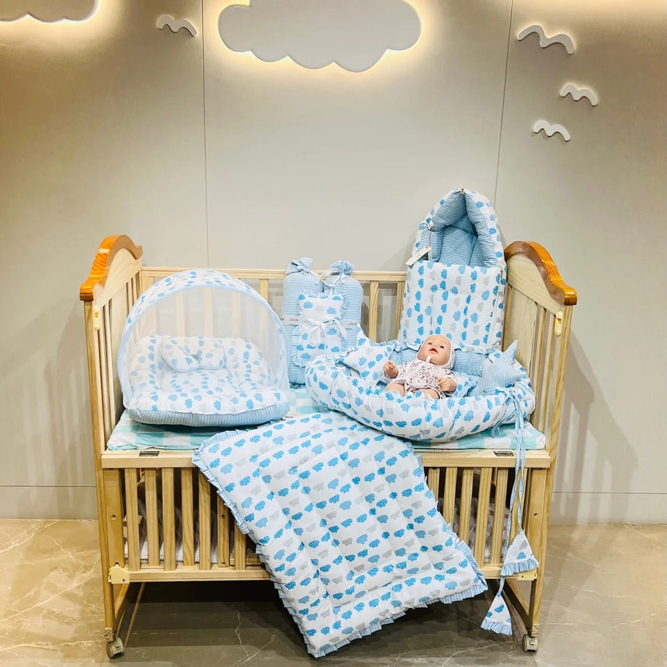 Fareto Complete Bedding Set essentials Combo For Baby 0 6 Months Clo FaretoBaby Wholesale