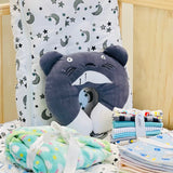 Fareto New Born Baby Semi Winter Hospital Essentials ( 42 in 1) (Grey Moon)