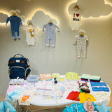 Fareto New Born Baby Premium Quality 101 Summer & Moderate Combo Baby Essentials All in 1(0-3 Months)