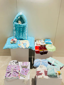 Fareto New Born Baby Winter Essentials Combo (Pack of 66 )