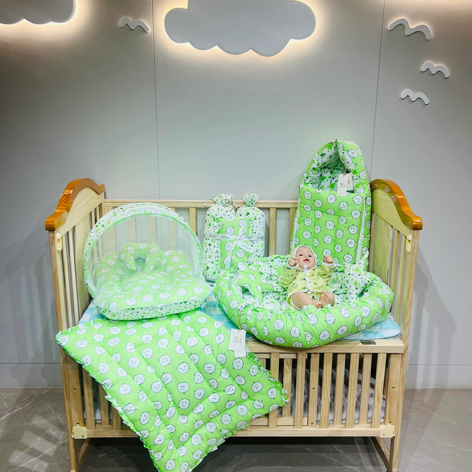 Green baby bedding hotsell