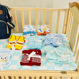 Fareto New Born Baby Winter Wear Clothing Set Combo 35 in 1