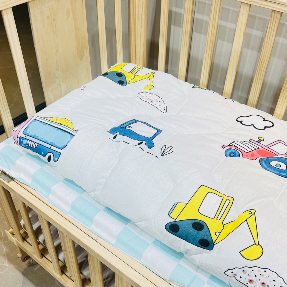 Fareto Baby & Kids Reversible Super Soft Blanket Comforter  (Size:136CM*118CM)(0-8 Years)(car_Comforter ) )