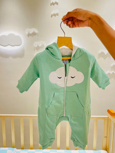 Fareto Baby Winter Wear Rompers With Hood