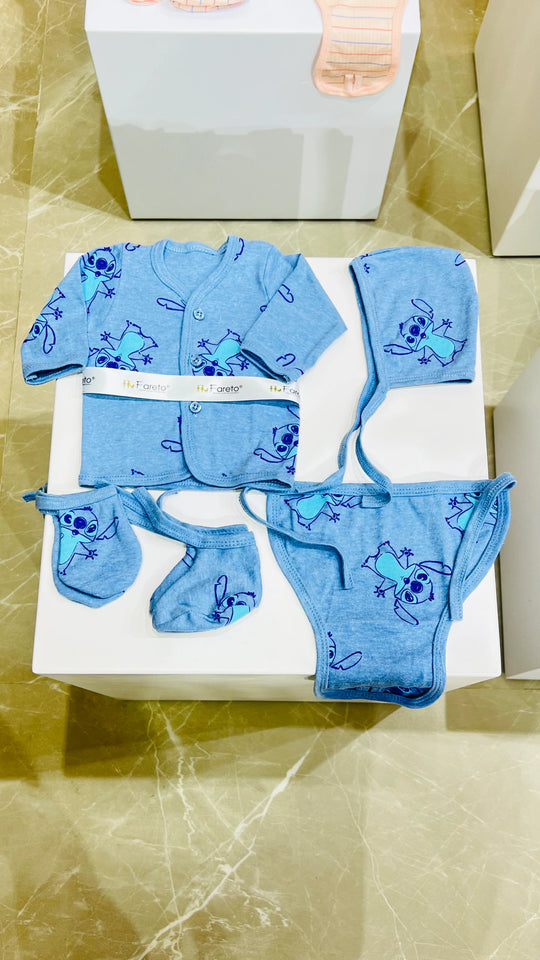 Fareto New Born Baby Premium Quality Clothing Set (0-2 Months)(Pack of 20)