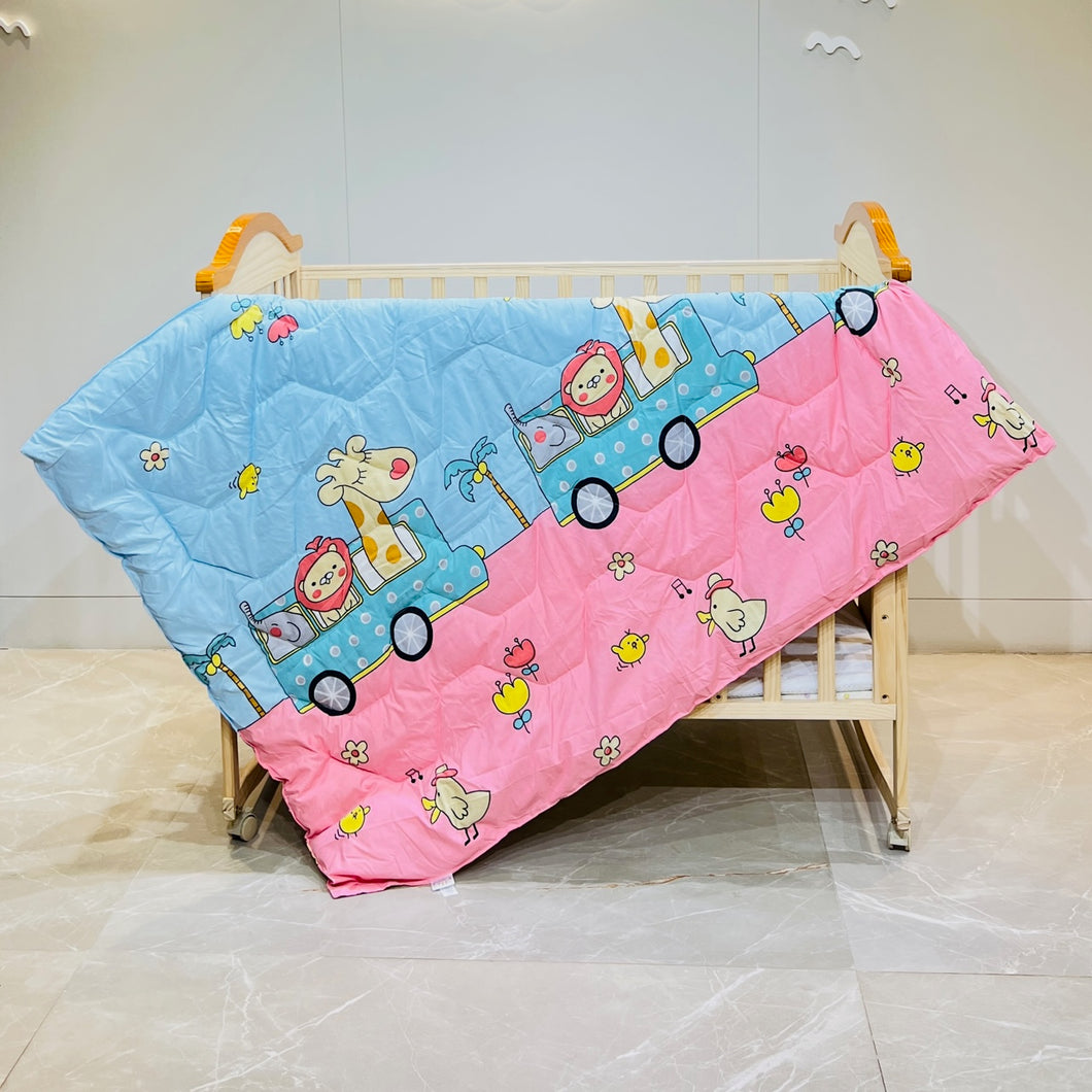 Fareto Baby & Kids Reversible Super Soft Blanket Comforter  (Size:136CM*118CM)(0-8 Years)(Coconut_Tree_Comforter )