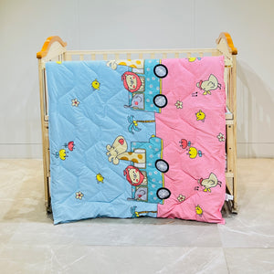 Fareto Baby & Kids Reversible Super Soft Blanket Comforter  (Size:136CM*118CM)(0-8 Years)(Coconut_Tree_Comforter )