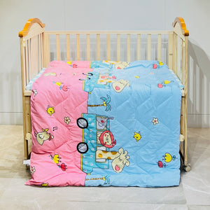 Fareto Baby & Kids Reversible Super Soft Blanket Comforter  (Size:136CM*118CM)(0-8 Years)(Coconut_Tree_Comforter )