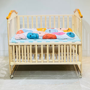 Fareto Baby & Kids Reversible Super Soft Blanket Comforter  (Size:136CM*118CM)(0-8 Years)(Smiley Comforter )