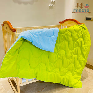 Fareto Baby Kids Super Soft Premium Quality Comforter 147*106 CM (0-8 Years)(Aqua Blue)