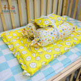 Fareto Complete Bedding Set essentials Combo For Baby (0-6 Months)(yellow ship)