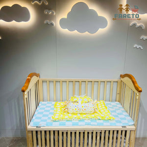 Fareto Complete Bedding Set essentials Combo For Baby (0-6 Months)(yellow ship)